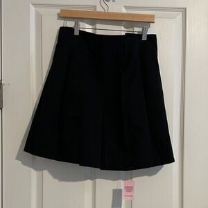PrettyLittleThing Black Pleated Mini Skirt NWT